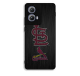 St Louis Cardinals Logo Wood Motorola Moto Edge 2024 Case FE5067