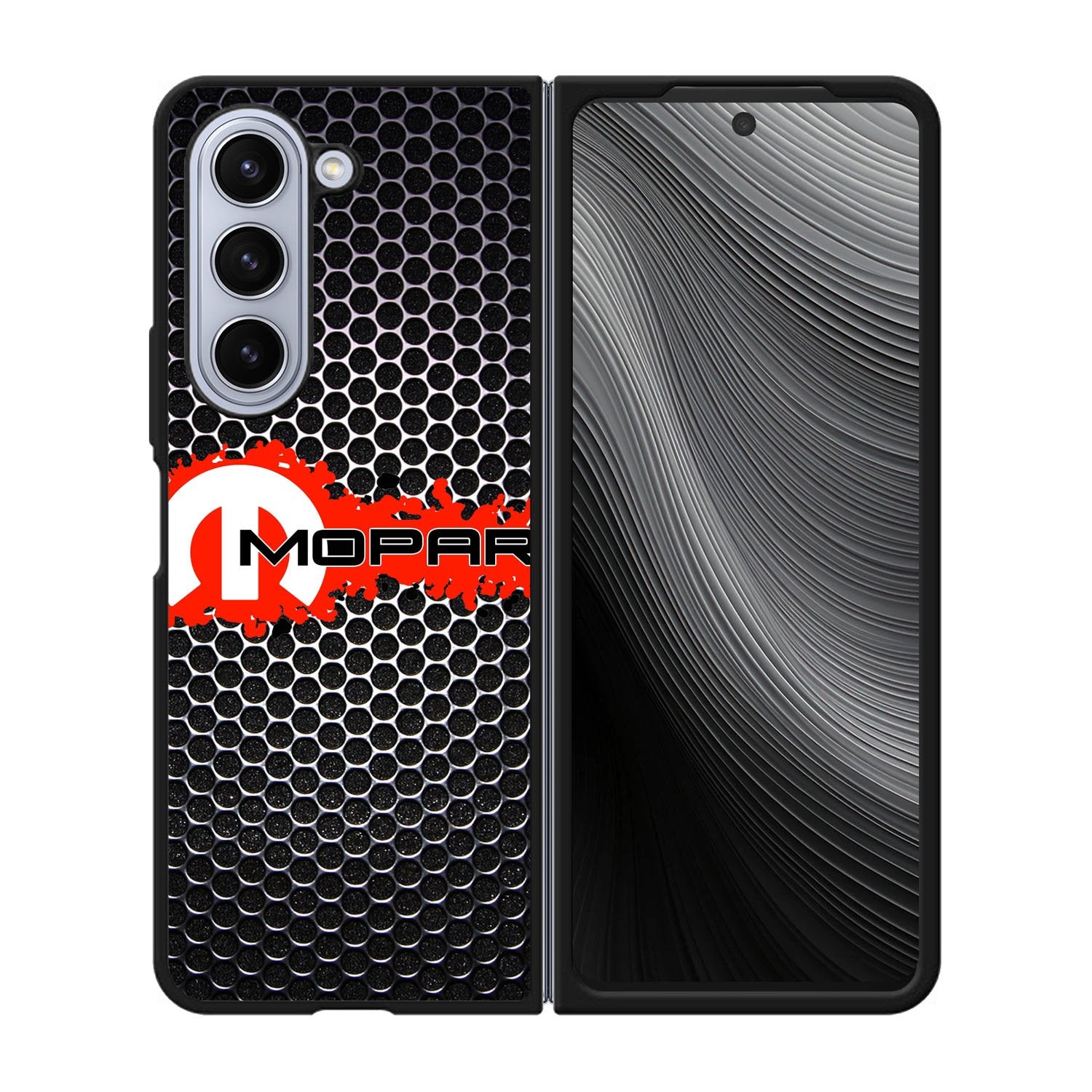 Mopar Black Logo Case Samsung Galaxy z Fold 5 5G BC1368