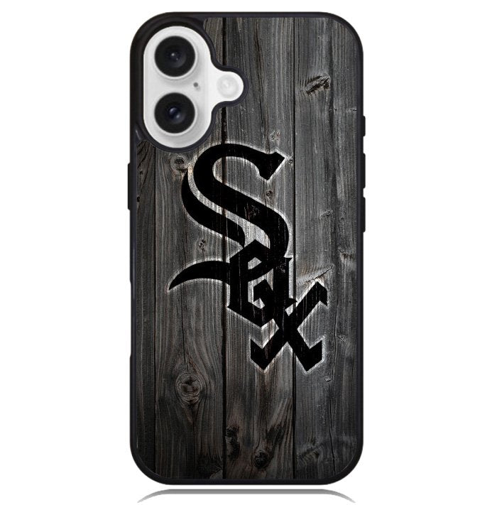 Chicago White Sox wood Case iPhone 16 BC1375