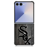 Chicago White Sox wood Samsung Galaxy Z Flip 7 Case BC1375
