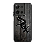 Chicago White Sox wood Motorola Moto G 5G 2025 Case BC1375