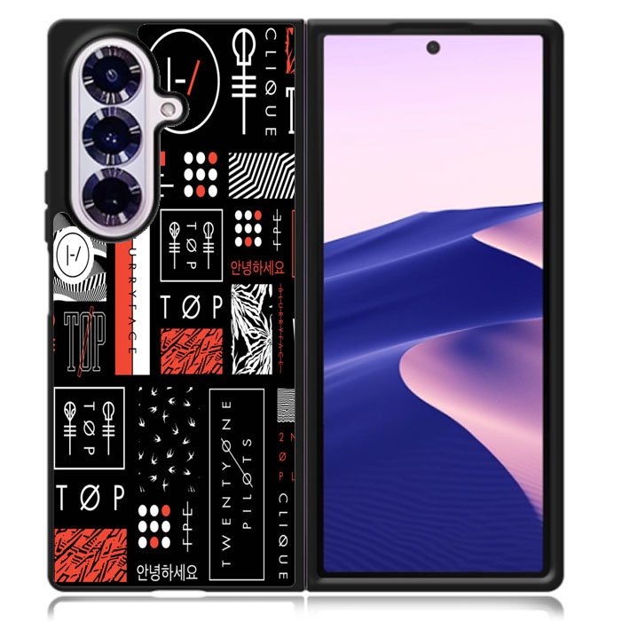 Twenty One Pilots Stripe Logo Samsung Galaxy Z Fold 7 5G Case BC1392
