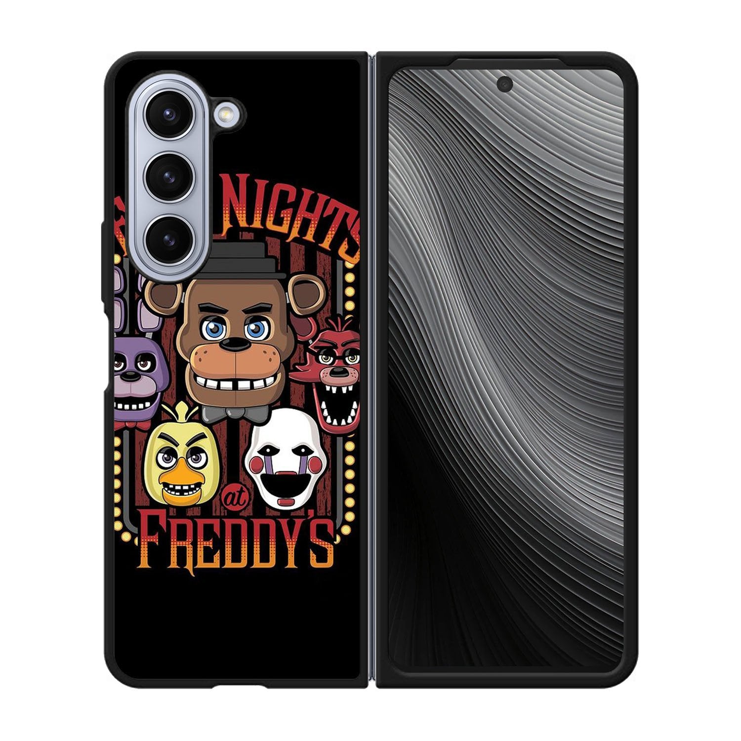 Five Nights At Freddy's Characters Case Samsung Galaxy z Fold 5 5G BC1394