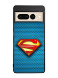 Superman Blue Carbon Logo Google Pixel 7 Pro Case