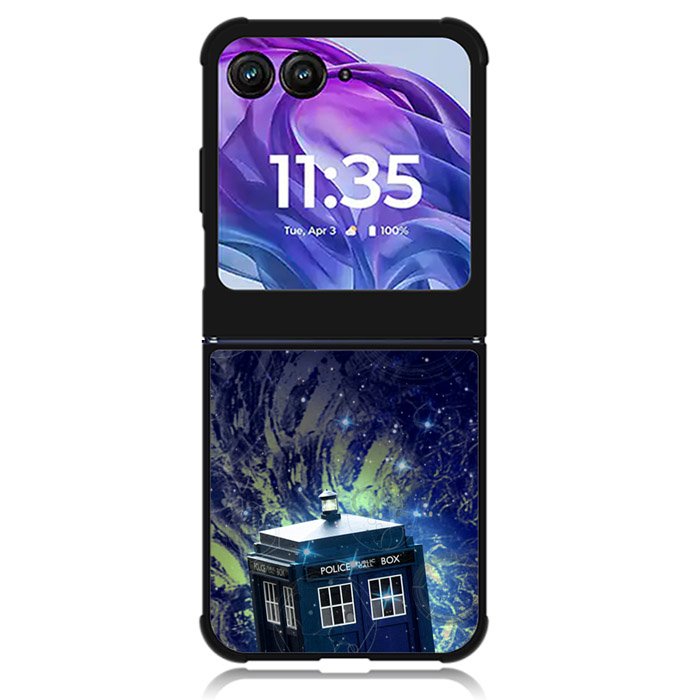 Doctor Who Tardis Police Box Motorola Moto Razr 2024 , Moto Razr 50 Case