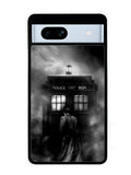 Doctor Who Tardis Police Box Black White Google Pixel 7A Case