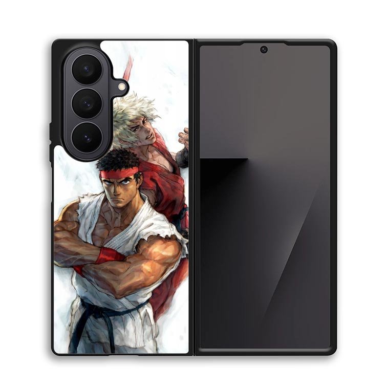 Street Fighter Ryu VS Ken Z4373 Samsung Galaxy Z Fold 7 Case