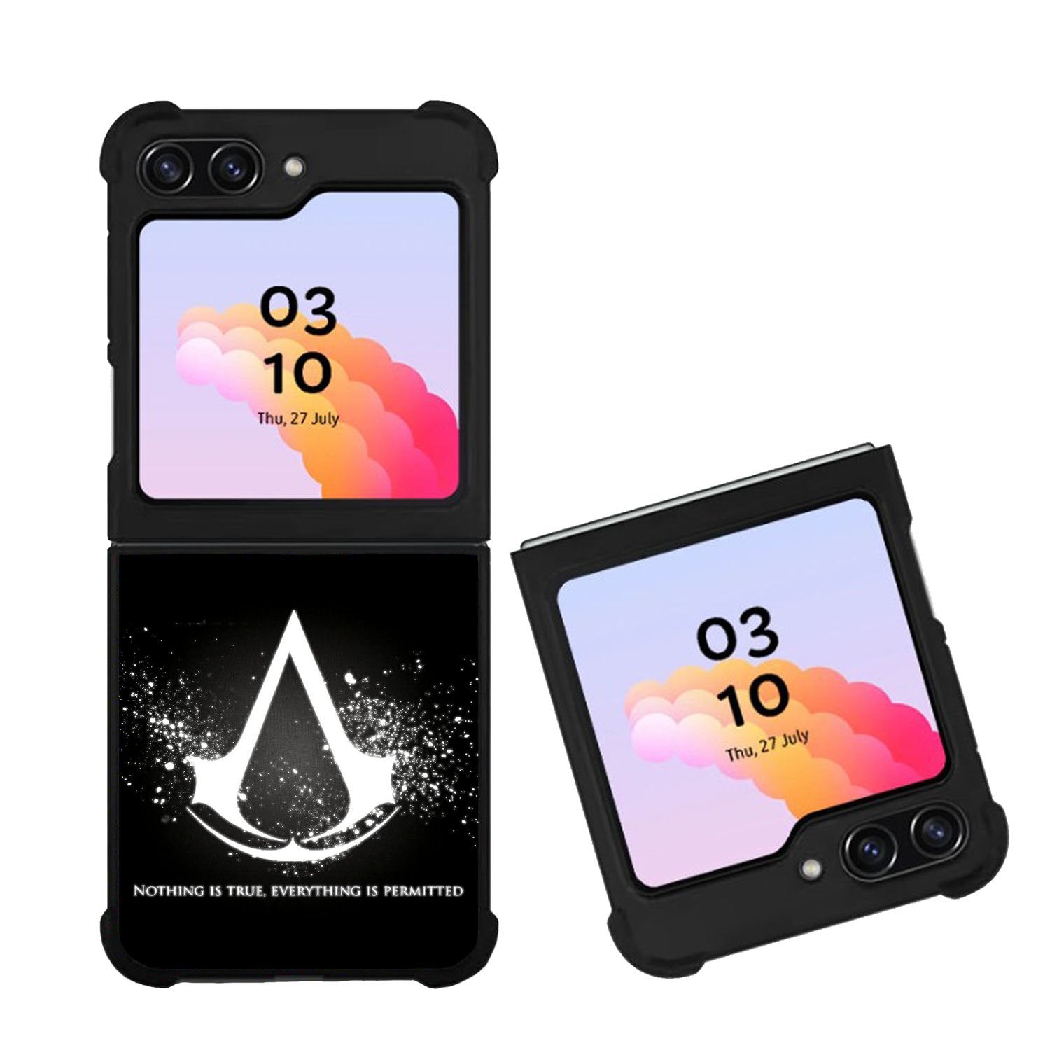Assassins Creed Symbol Glow Case Samsung Galaxy Z Flip 5 5G BC1414