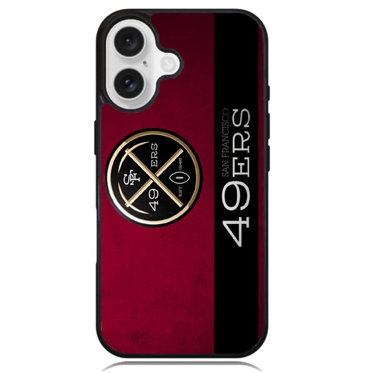 49ers logo Case iPhone 16 BC1415