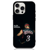 Allen Iverson Black Case iPhone 16 Pro Max BC1416