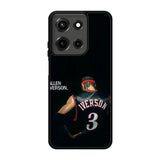 Allen Iverson Black Motorola Moto G 5G 2025 Case BC1416