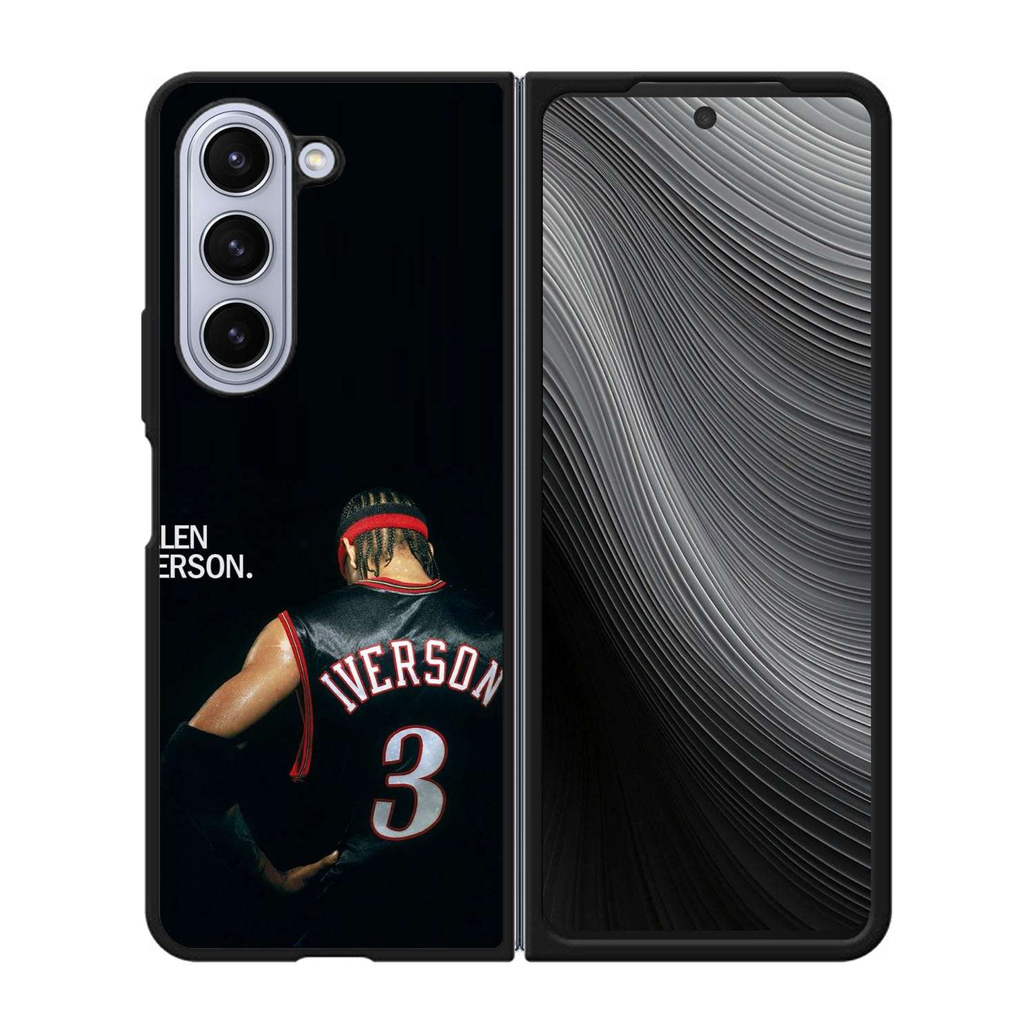 Allen Iverson Black Case Samsung Galaxy z Fold 5 5G BC1416