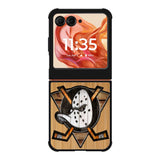 Anaheim Ducks logo wood Motorola Moto Razr 2025/2024 , Moto Razr 60/50 Case BC1417