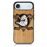 Anaheim Ducks logo wood iPhone 17 Air Case BC1417