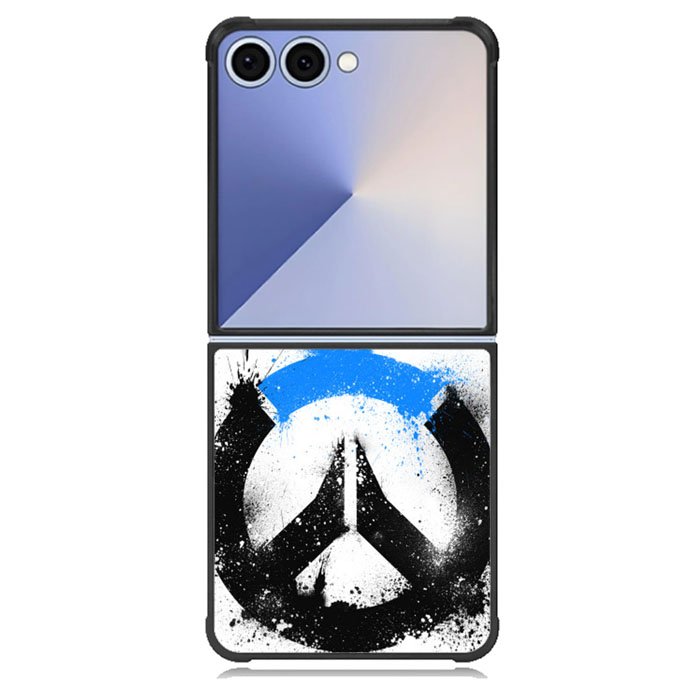OVERWATCH LOGO BLACK BLUE Samsung Galaxy Z Flip 7 Case BC1420
