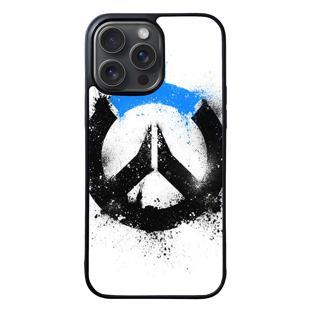 OVERWATCH LOGO BLACK BLUE Case iPhone 15 Pro BC1420