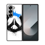 OVERWATCH LOGO BLACK BLUE Case Samsung Galaxy Z Fold 6 5G BC1420