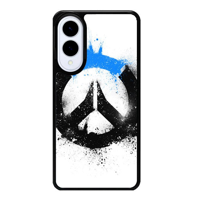 OVERWATCH LOGO BLACK BLUE Samsung Galaxy S25 Edge Case BC1420