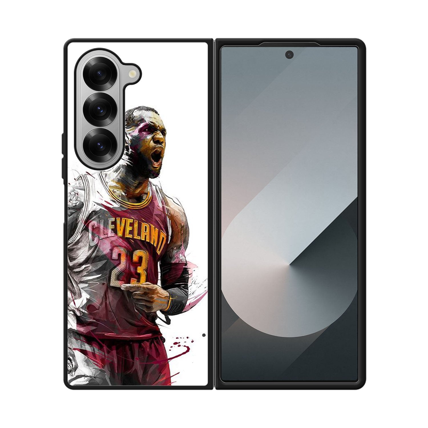 lebron james art Case Samsung Galaxy Z Fold 6 5G BC1428