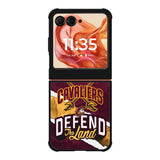 Defend The Land Cavaliers Playoff Motorola Moto Razr 2025/2024 , Moto Razr 60/50 Case BC1435