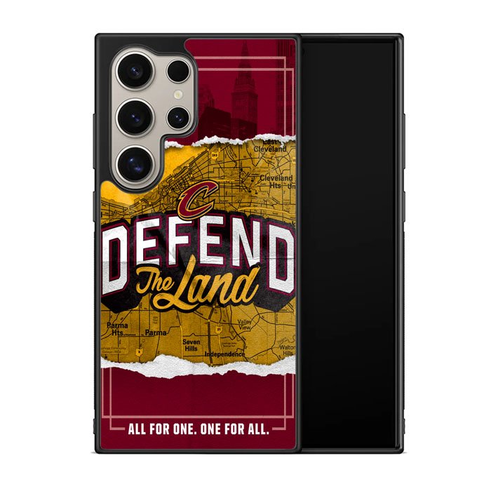 Defend The Land Cavaliers Playoff Z4812 Samsung Galaxy S25 Ultra 5G Case