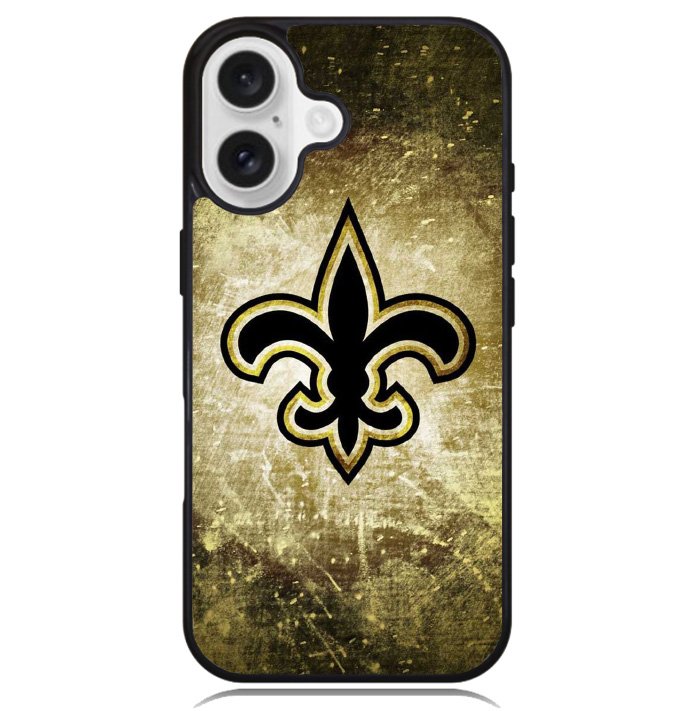 New Orleans Saints gold Case iPhone 16 BC1448