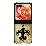 New Orleans Saints gold Motorola Moto Razr 2025/2024 , Moto Razr 60/50 Case BC1448