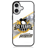 Pittsburgh Penguins logo 50 Years Case iPhone 16 BC1456