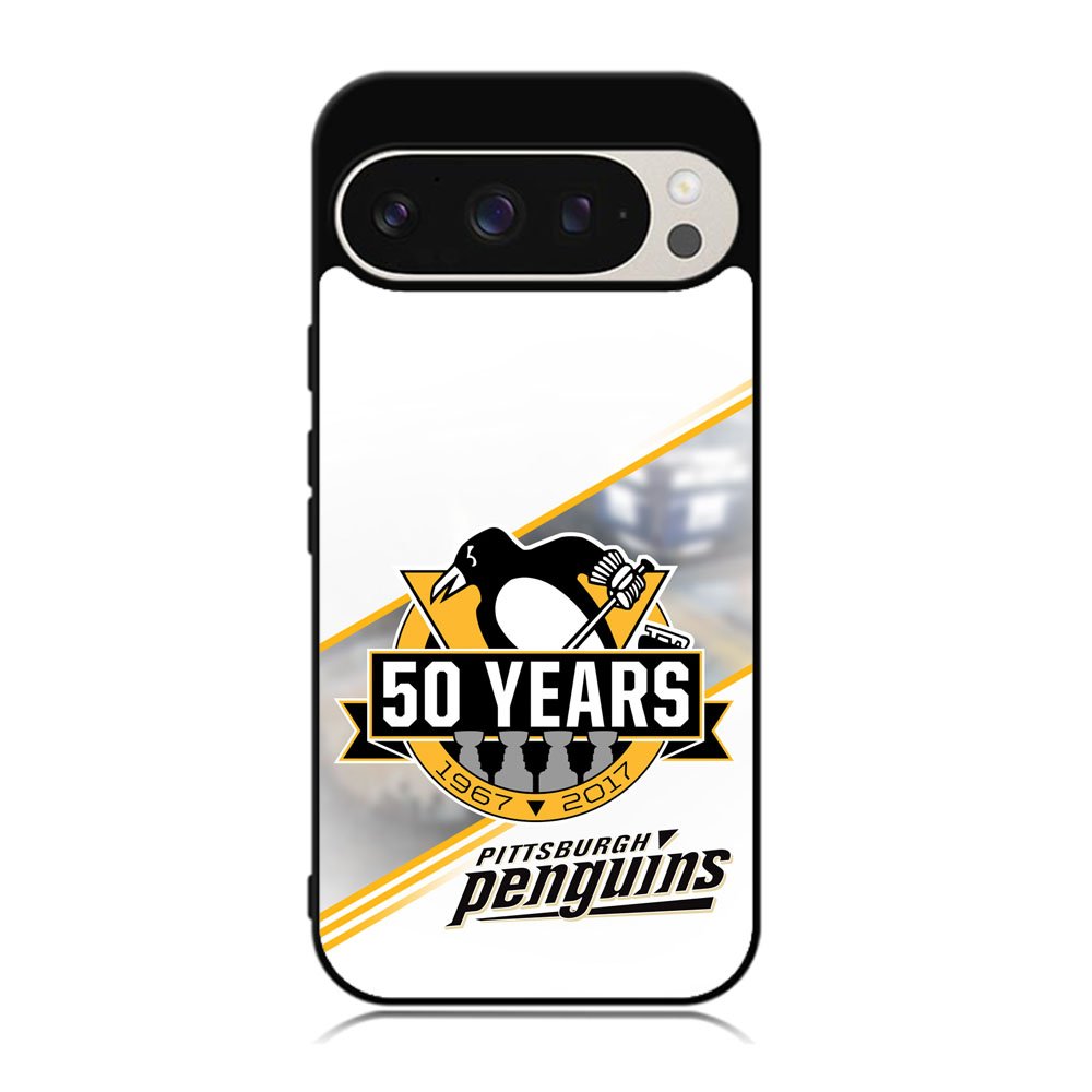 Pittsburgh Penguins logo 50 Years Case Google Pixel 9 Pro XL BC1456