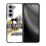 Pittsburgh Penguins logo 50 Years Case Samsung Galaxy z Fold 5 5G BC1456
