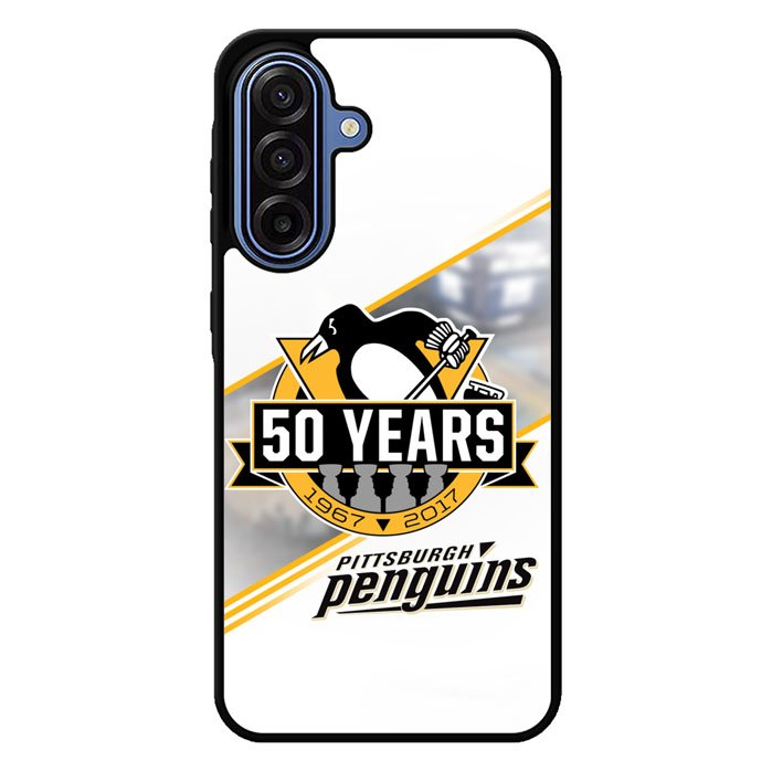 Pittsburgh Penguins logo 50 Years Samsung Galaxy A17 5G Case BC1456