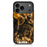 lebron james Fire iPhone 17 Pro Max Case BC1461