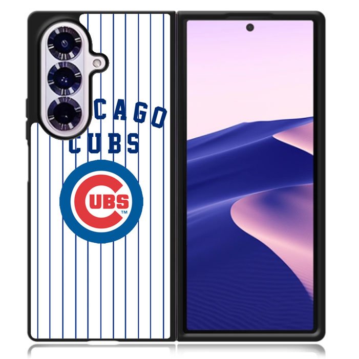 Chicago Cubs logo Samsung Galaxy Z Fold 7 5G Case BC1462