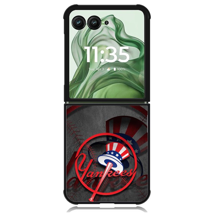 New York Yankees Logo Z5234 Motorola Moto Razr+ Plus 2024/2025 Case, Motorola Razr 50 Ultra/50s Ultra Case
