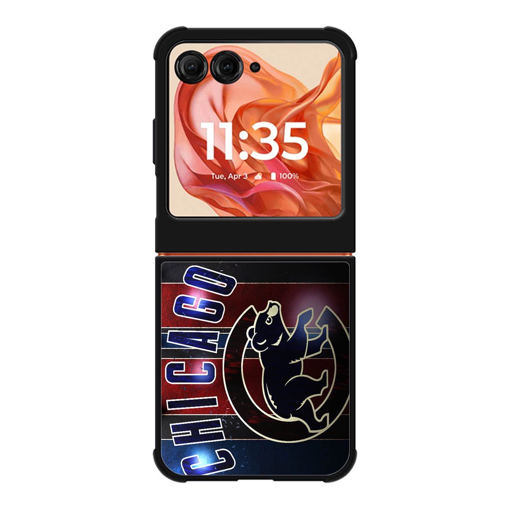 Chicago Cubs Motorola Moto Razr 2025/2024 , Moto Razr 60/50 Case BC1486