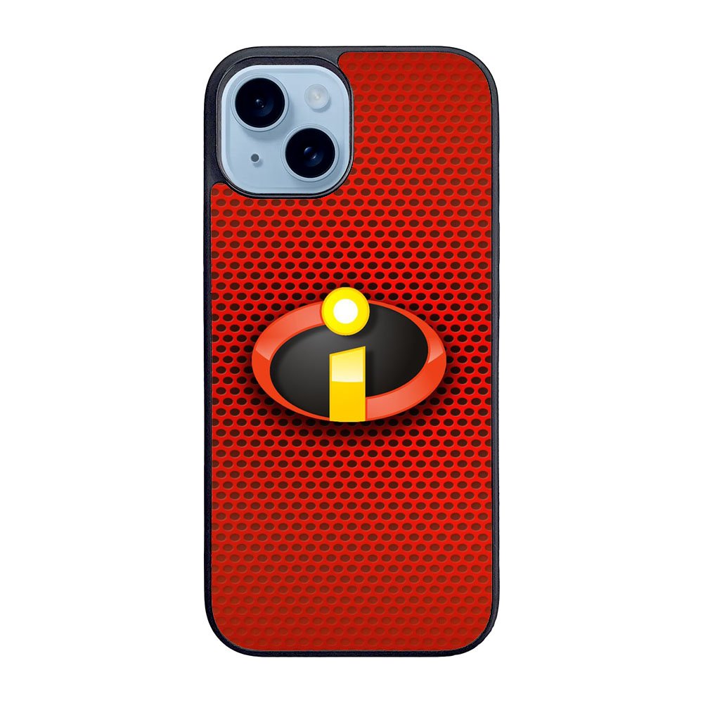 The Incredibles 2 Logo Red Carbon Case iPhone 15 BC1492