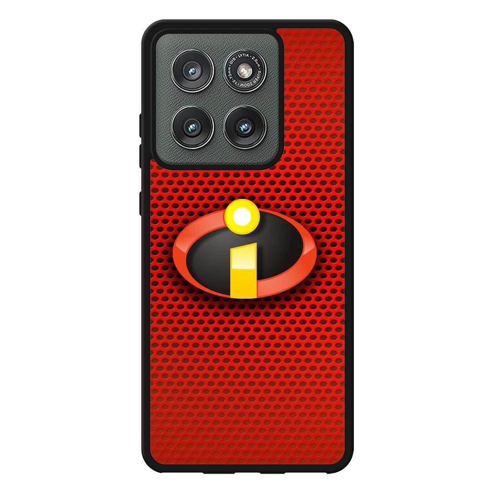 The Incredibles 2 Logo Red Carbon Case Motorola Moto Edge 2025 BC1492