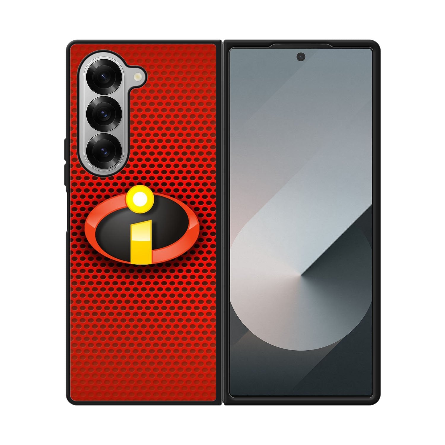 The Incredibles 2 Logo Red Carbon Case Samsung Galaxy Z Fold 6 5G BC1492
