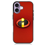 The Incredibles 2 Logo Red Carbon iPhone 17 Case BC1492