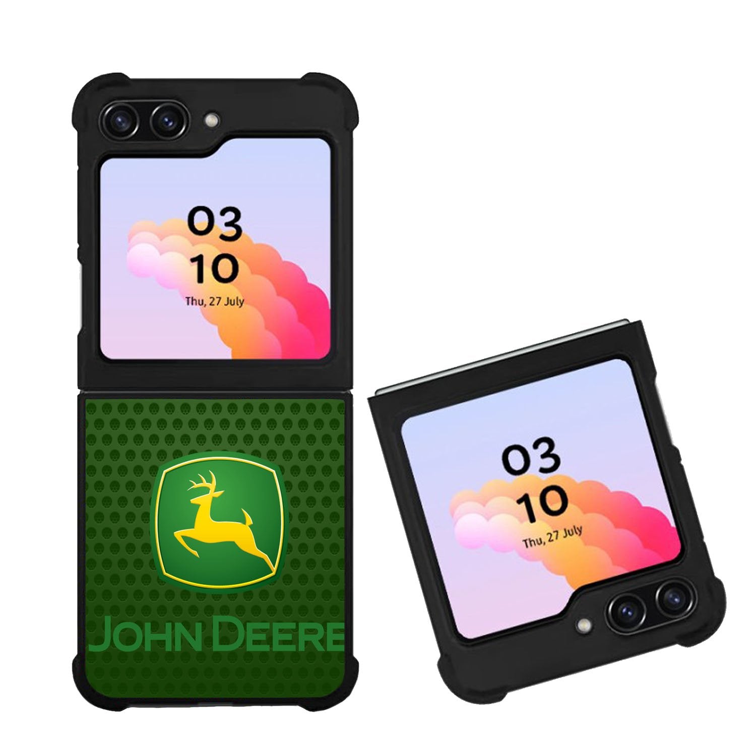 john deere logo carbon Case Samsung Galaxy Z Flip 5 5G BC1515