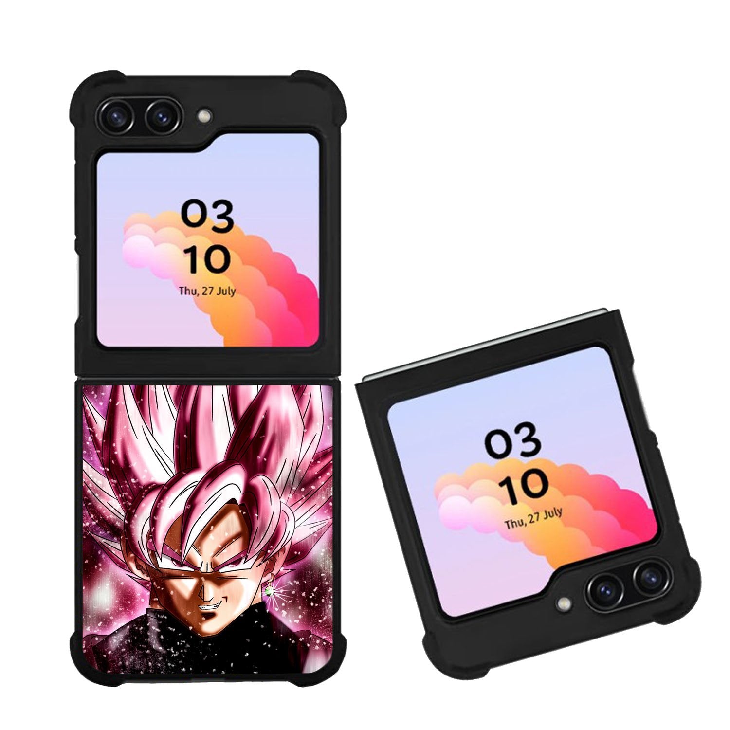 dragon ball super black goku Case Samsung Galaxy Z Flip 5 5G BC1516
