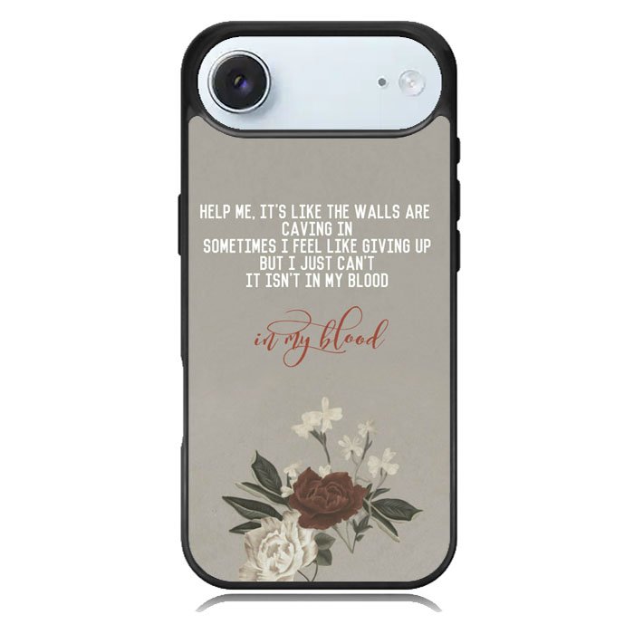 Shawn Mendes In My Blood lyrics iPhone 17 Air Case BC1510
