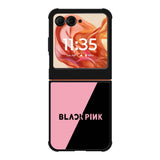 black pink logo Motorola Moto Razr 2025/2024 , Moto Razr 60/50 Case BC1509