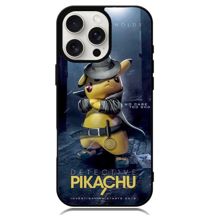 pokemon detective pikachu Case iPhone 16 Pro BC0989