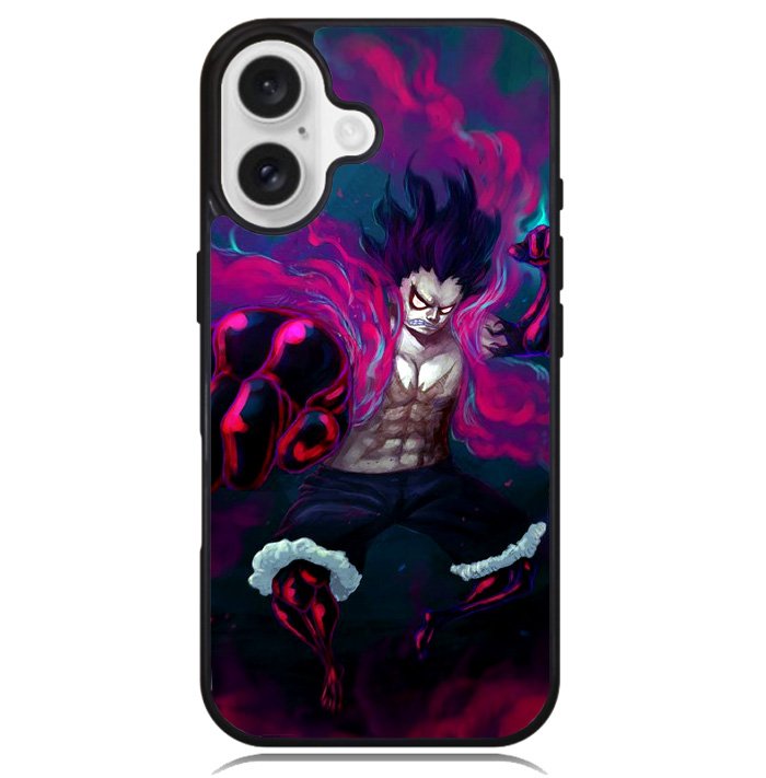 monkey d luffy gear 4 snake man paint Case iPhone 16 BC0996