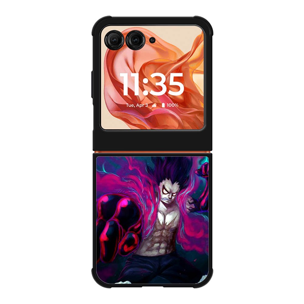 monkey d luffy gear 4 snake man paint Motorola Moto Razr 2025/2024 , Moto Razr 60/50 Case BC0996