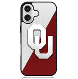 oklahoma sooners logo Case iPhone 16 BC1003