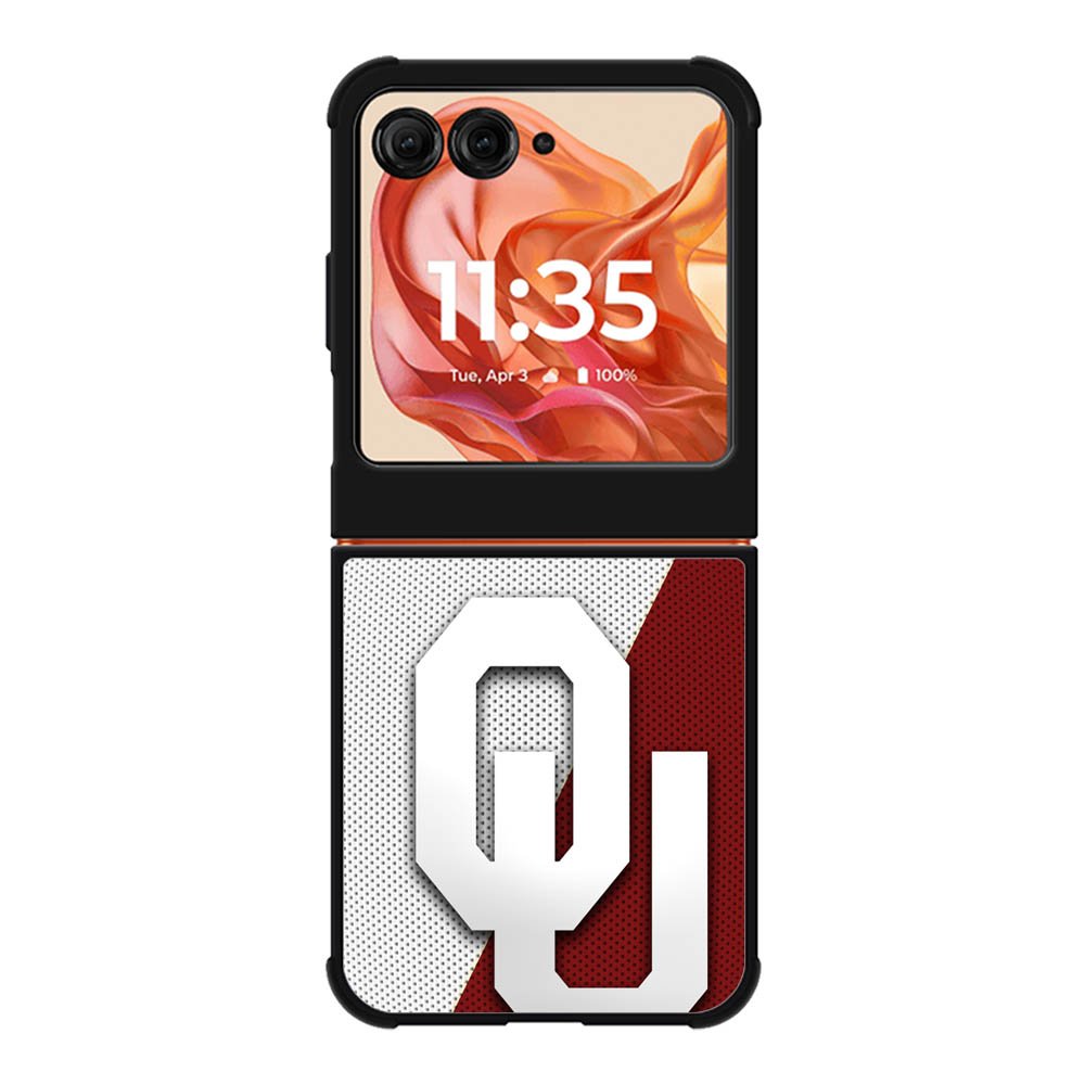oklahoma sooners logo Motorola Moto Razr 2025/2024 , Moto Razr 60/50 Case BC1003