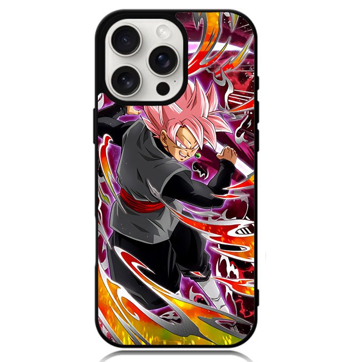 Goku Super saiyan black rose Case iPhone 16 Pro Max BC1005