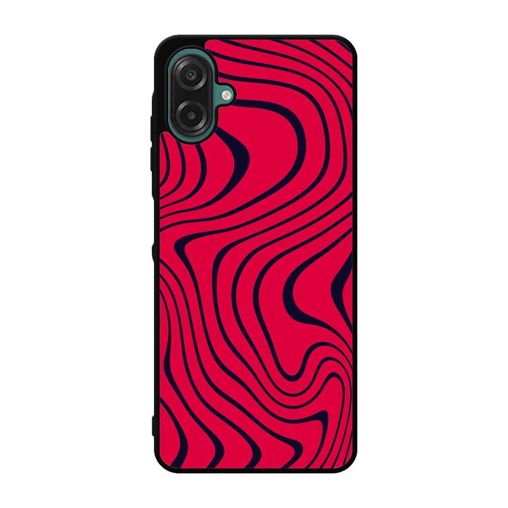 Pewdiepie red and black wavy Case Samsung Galaxy A07 BC1021